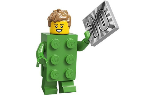 LEGO 71027 Minifigurky 20. série Kostým zelená kocka (13.)